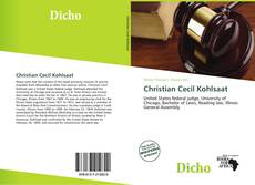 Christian Cecil Kohlsaat的封面