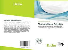 Abraham Manie Adelstein的封面