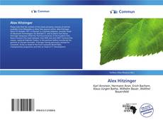 Capa do livro de Alex Hitzinger 