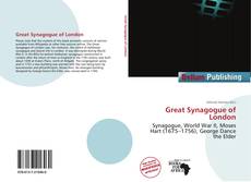 Portada del libro de Great Synagogue of London