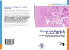 Bookcover of Championnat d'Algérie de Football 1975-1976