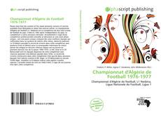 Bookcover of Championnat d'Algérie de Football 1976-1977