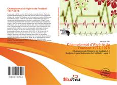 Portada del libro de Championnat d'Algérie de Football 1977-1978