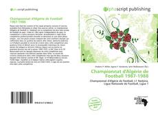 Bookcover of Championnat d'Algérie de Football 1987-1988