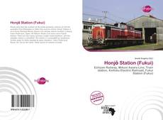 Buchcover von Honjō Station (Fukui)