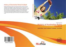 History of Australian Rules Football kitap kapağı