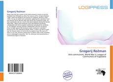 Bookcover of Gregorij Rožman