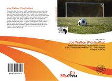 Joe Walton (Footballer) kitap kapağı
