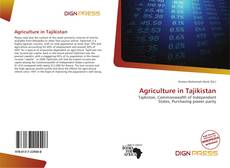 Couverture de Agriculture in Tajikistan