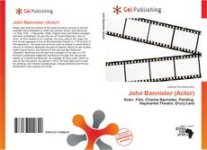 Buchcover von John Bannister (Actor)