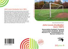 Portada del libro de John Lewis (footballer born 1881)