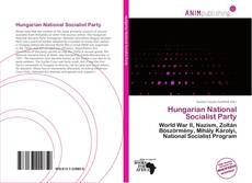 Couverture de Hungarian National Socialist Party