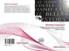 Couverture de Bantoid Languages