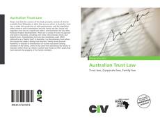 Capa do livro de Australian Trust Law 