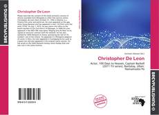 Buchcover von Christopher De Leon