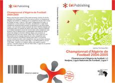 Buchcover von Championnat d'Algérie de Football 2004-2005