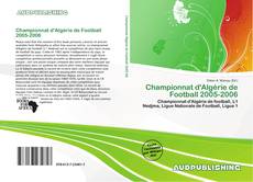 Buchcover von Championnat d'Algérie de Football 2005-2006