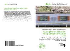 Buchcover von Guangzhou-Shenzhen-Hong Kong Express Rail Link
