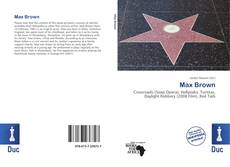 Buchcover von Max Brown