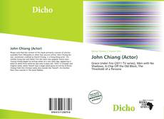 John Chiang (Actor) kitap kapağı