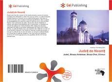 Buchcover von Judeţ de Neamţ