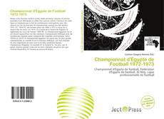 Portada del libro de Championnat d'Égypte de Football 1972-1973