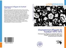 Bookcover of Championnat d'Égypte de Football 1975-1976