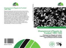 Capa do livro de Championnat d'Égypte de Football 1985-1986 