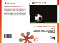 Buchcover von Lee Jones (footballer born 1973)