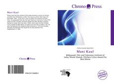 Capa do livro de Mani Kaul 