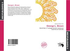 Portada del libro de George L. Brown