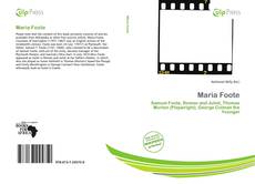 Bookcover of Maria Foote