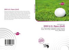 Portada del libro de 2003 U.S. Open (Golf)