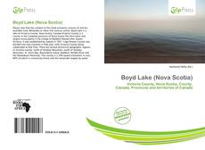 Copertina di Boyd Lake (Nova Scotia)