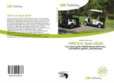 Capa do livro de 1982 U.S. Open (Golf) 