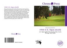 Capa do livro de 1988 U.S. Open (Golf) 