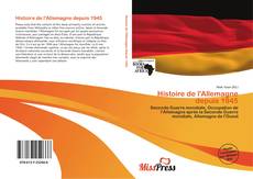 Portada del libro de Histoire de l'Allemagne depuis 1945