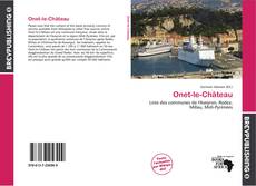 Buchcover von Onet-le-Château