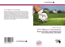 Обложка 1971 Masters Tournament