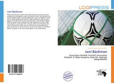 Bookcover of Jani Bäckman