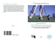 Обложка 1937 Masters Tournament