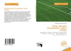 Billy Wright (Footballer born 1958)的封面