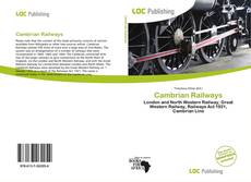 Couverture de Cambrian Railways