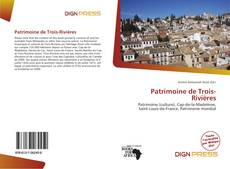 Patrimoine de Trois-Rivières kitap kapağı