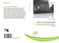 Bookcover of John Lacy (Playwright)