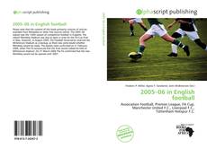 Borítókép a  2005–06 in English football - hoz