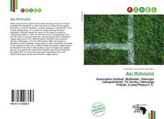 Bookcover of Aki Riihilahti