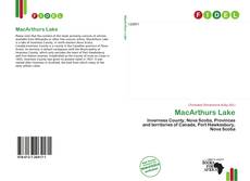 Capa do livro de MacArthurs Lake 