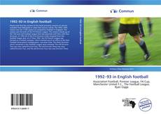 1992–93 in English football kitap kapağı