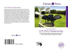 Capa do livro de 1976 PGA Championship 